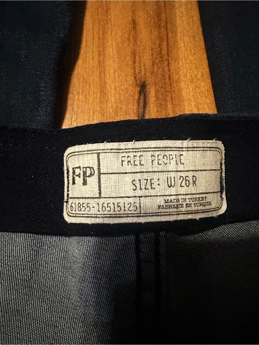 Free People Pull On Flare Jeans Women’s 26 Dark Wash Stretch Denim Pants